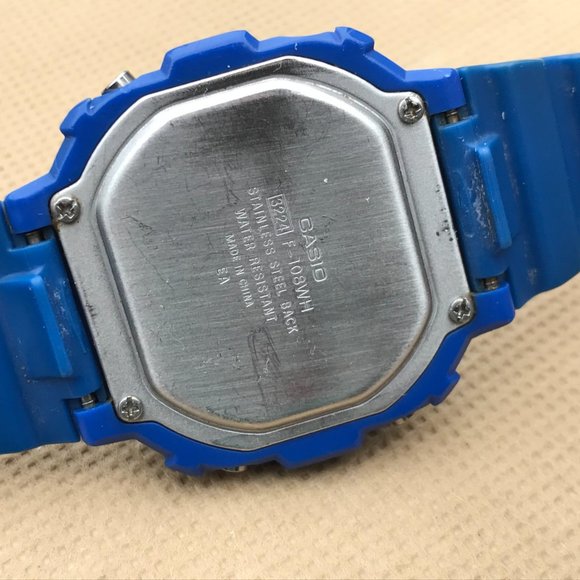 Casio Men Watch Blue Band 3224 108WH Multi Functio - Picture 10 of 10